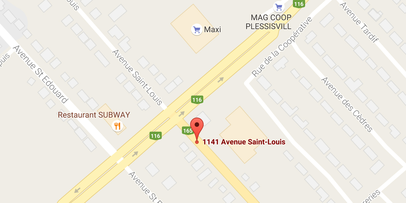 google map plessisville